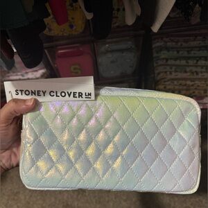 Stoney Clover Lane Iridescent Small Pouch NWT